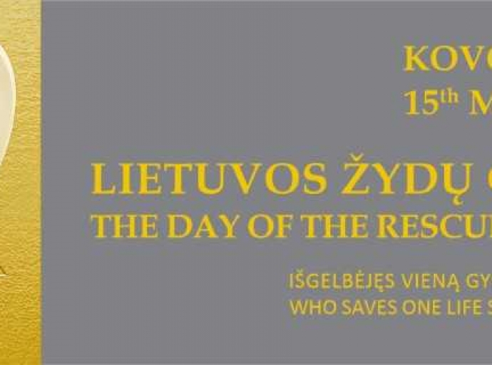 Kovo 15-oji – Lietuvos žydų gelbėtojų diena